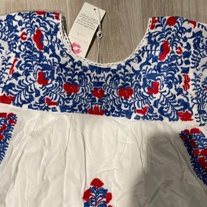 Buddy Love Mexican Peasant Dress Embroidered